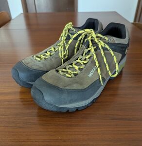 Merrell Col Bungee Cord Mid Waterproof Hiking Boots Brown Men's Size 13 J50207